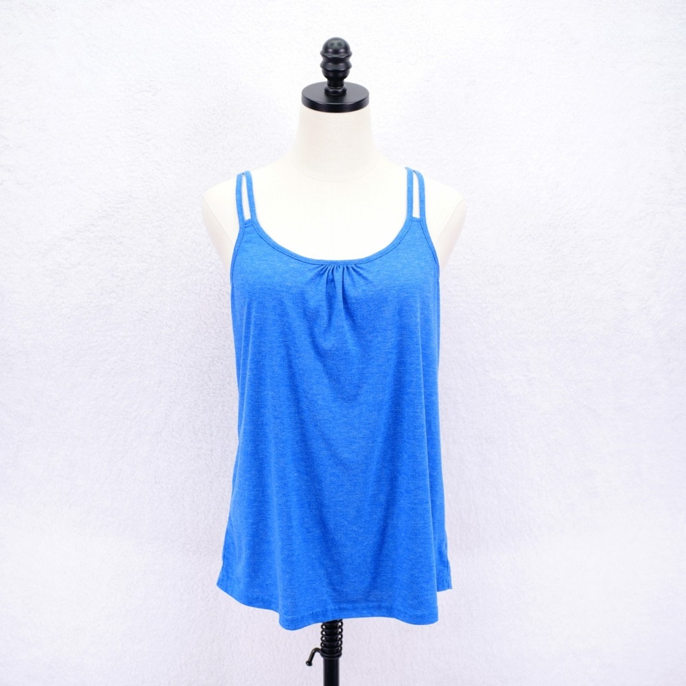 Hibelle Medium‎ Blue Tank Top Racerback